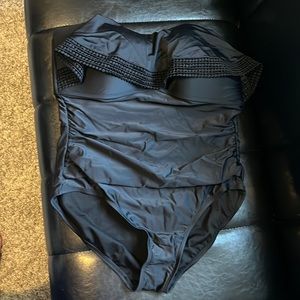 NWT Black One Piece Swimsuit